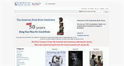 Desktop Screenshot of americanbookstore.com.au